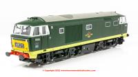 3533 Heljan Class 35 Hymek Diesel Locomotive number D7093 in BR Green livery with small yellow panels